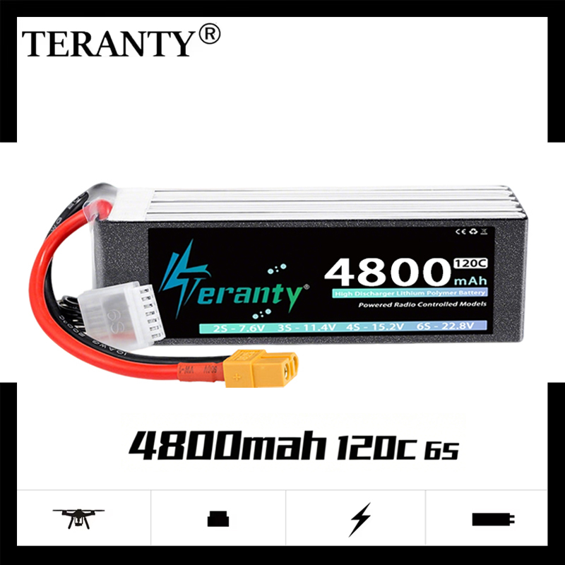 Drone Battery Connector - TERANTY 6S 4800mAh Lipo Batterij 22.8V