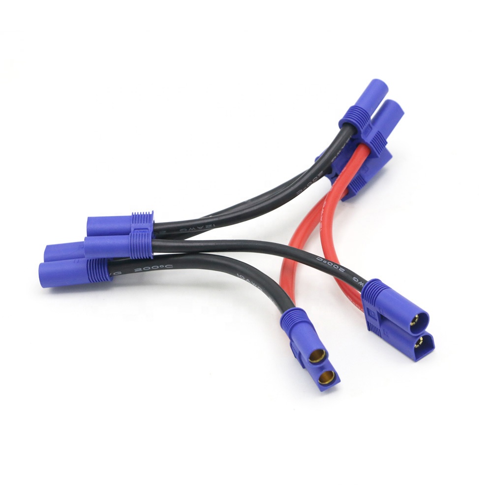 Drone Battery Connector - 10PCS EC5 Serie 12AWG 100mm Seriële