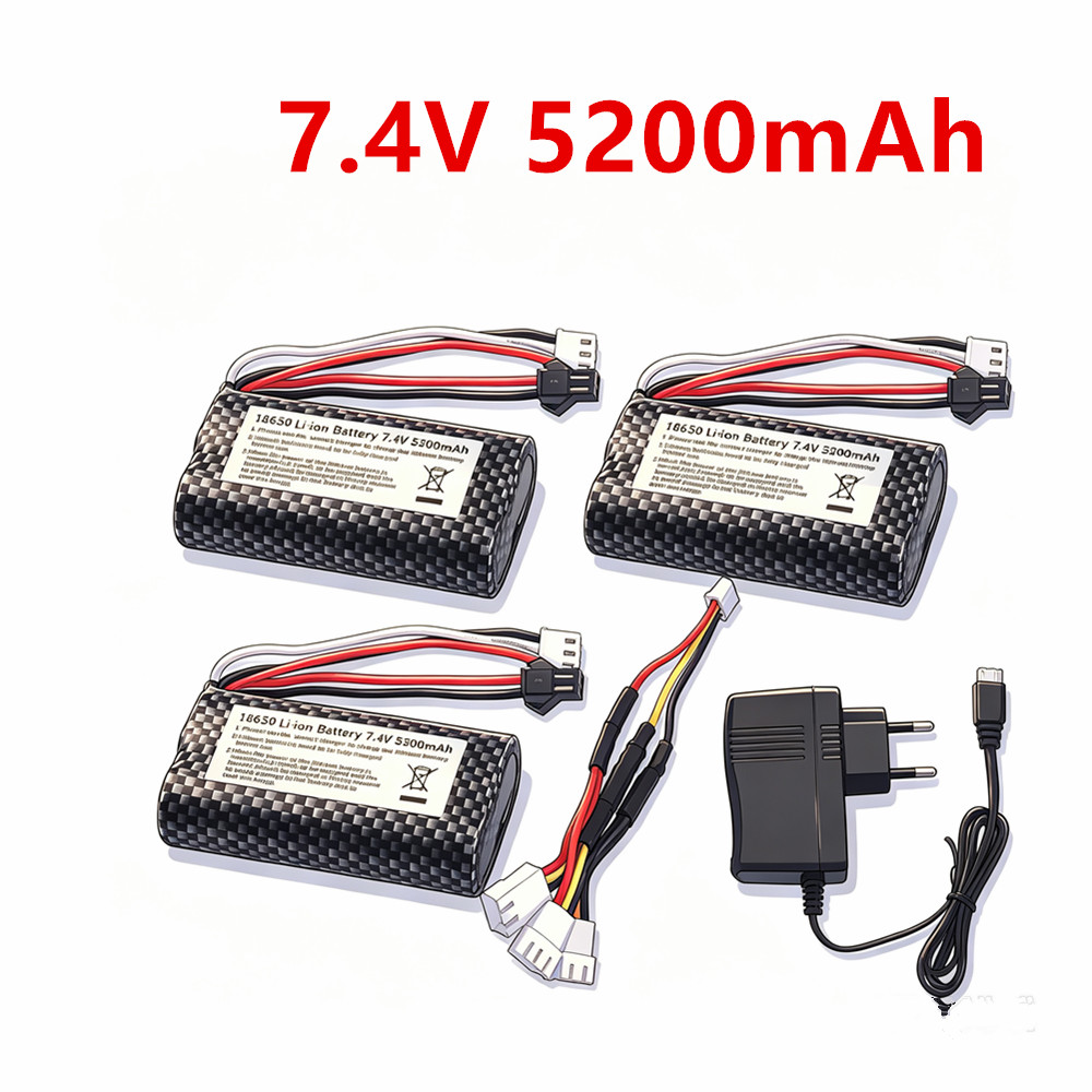 7.4V 5200mAh Li-ion Batterij 1 - Drone Battery Li-Ion recensie en prijs