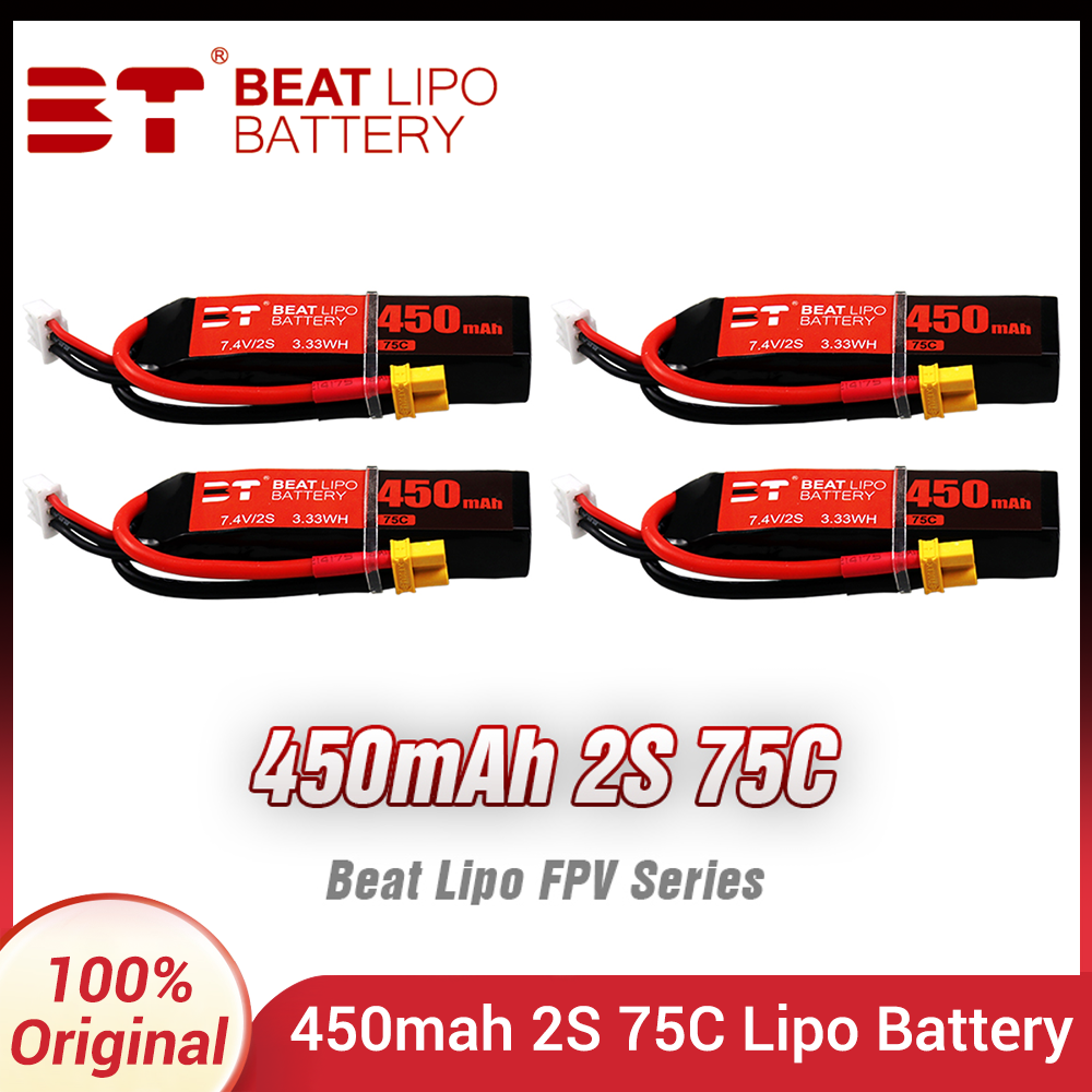 BEAT 2S 7.4V 450mAh 75C LiPo B - Drone Battery Li-Ion recensie en prijs