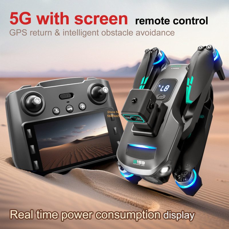 8K Dual Camera 5G WIFI FPV Afs - Drone Battery Case recensie en prijs